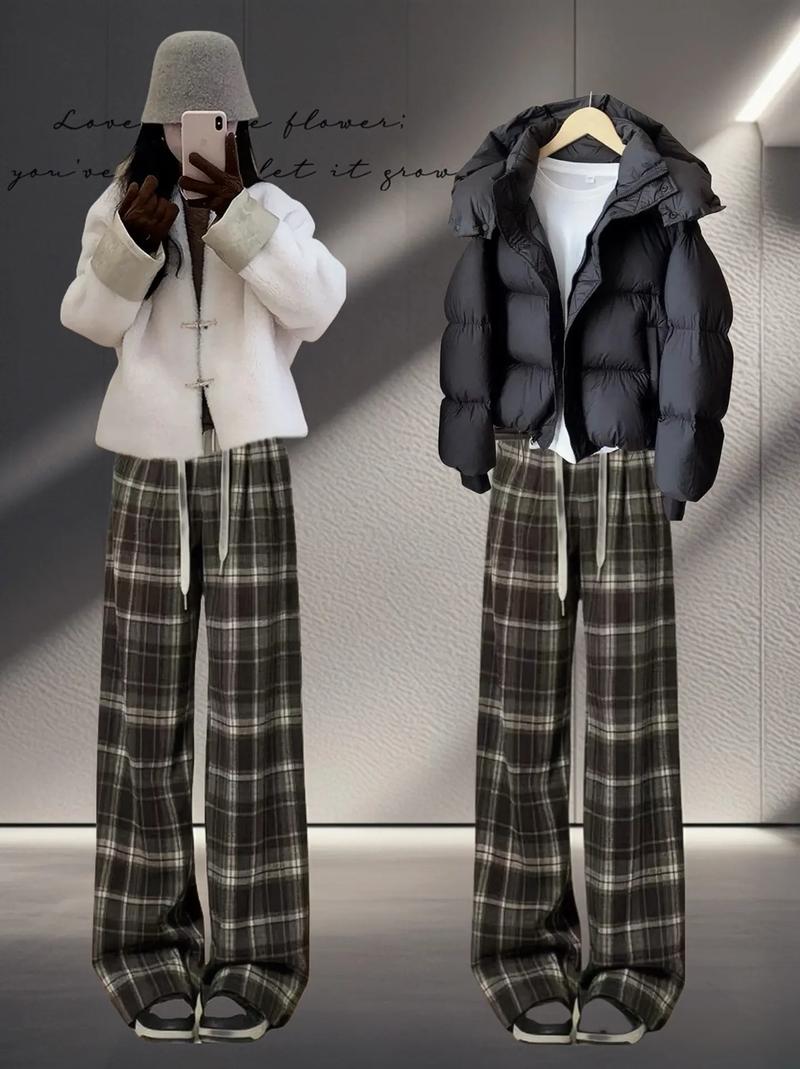 格子裤搭配什么鞋子