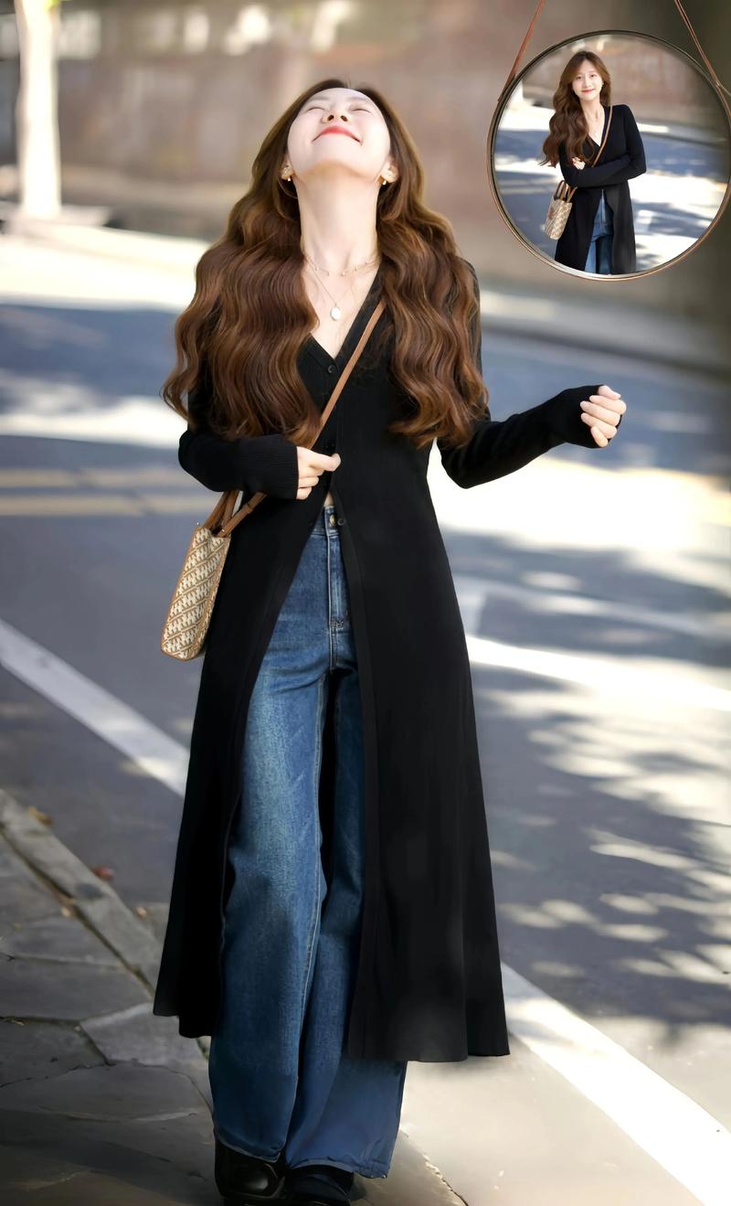 长款针织衫怎么搭配裤子