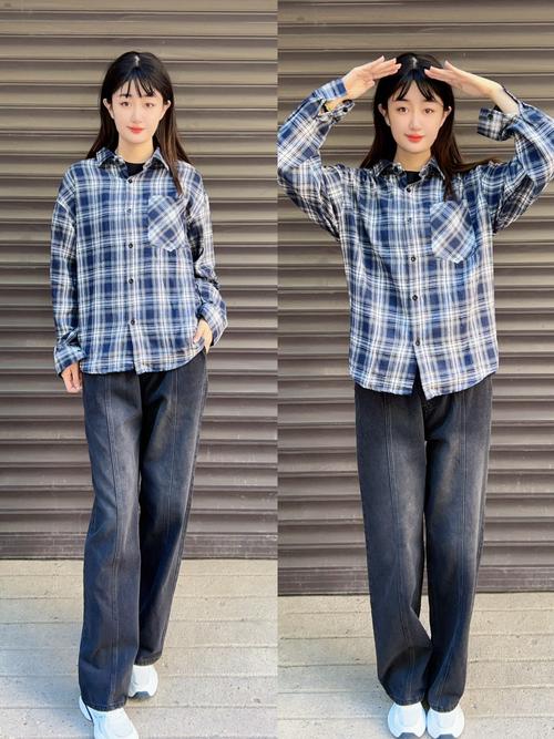 格子小上衣怎么搭配