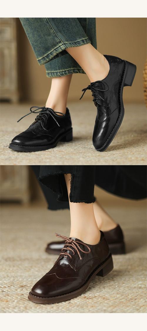 粗跟休闲皮鞋怎么搭配衣服