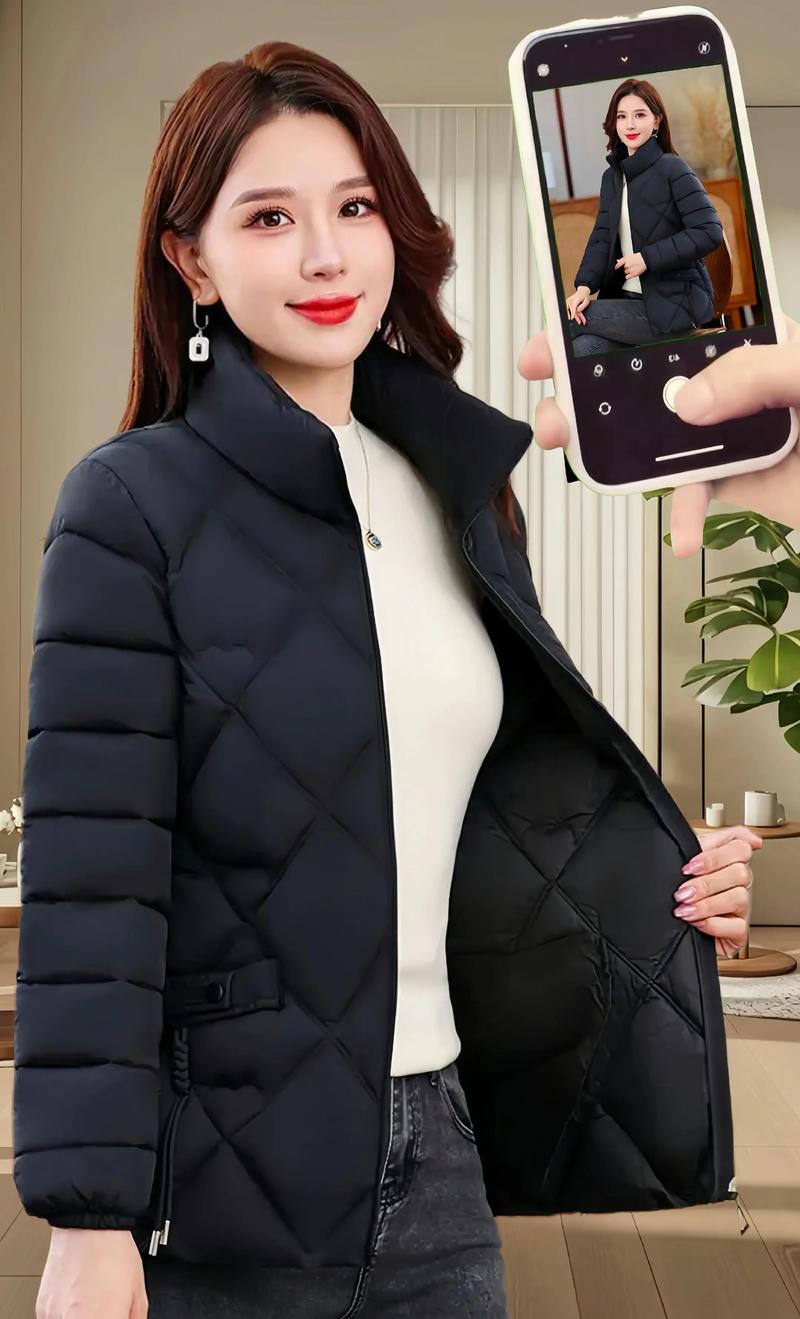 超小款棉袄怎么搭配