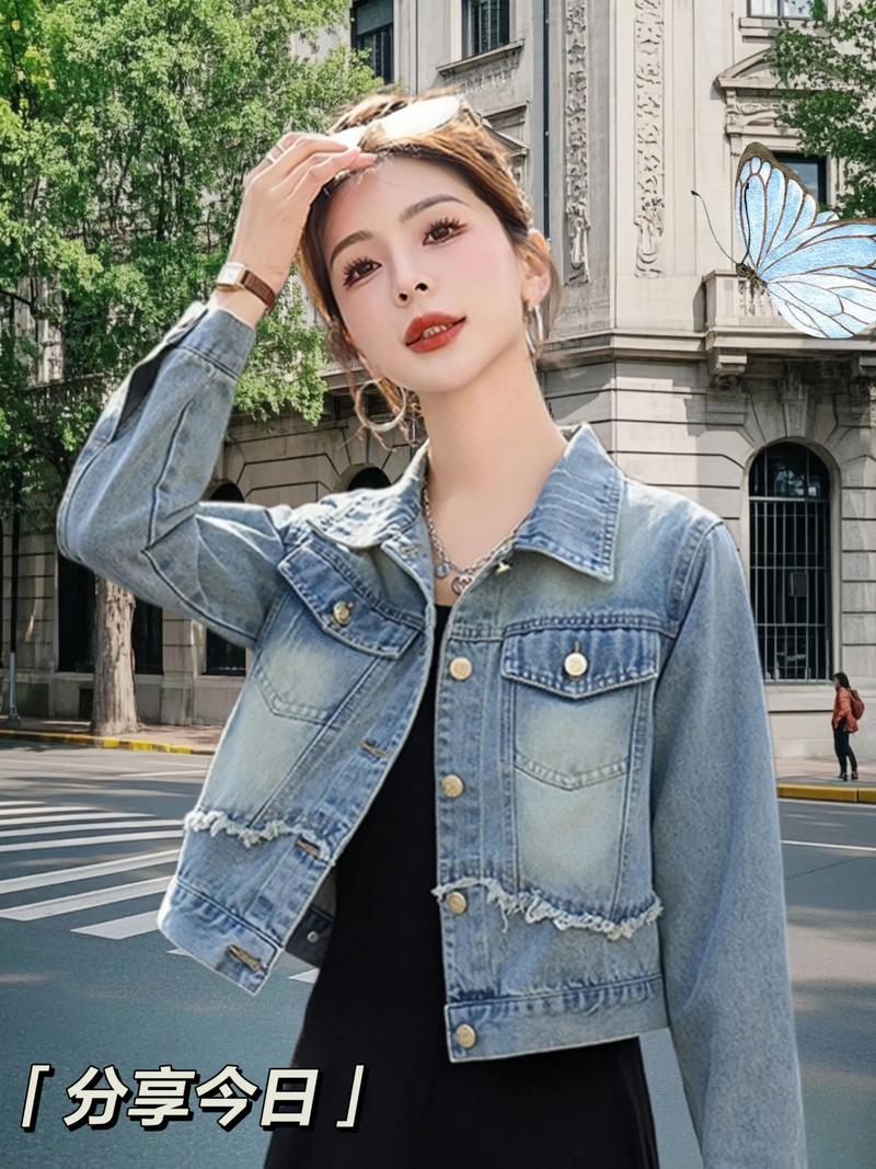 秋冬短款牛仔衣怎么搭配