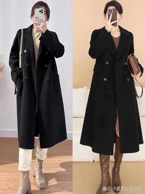 黑色的长款大衣怎么搭配