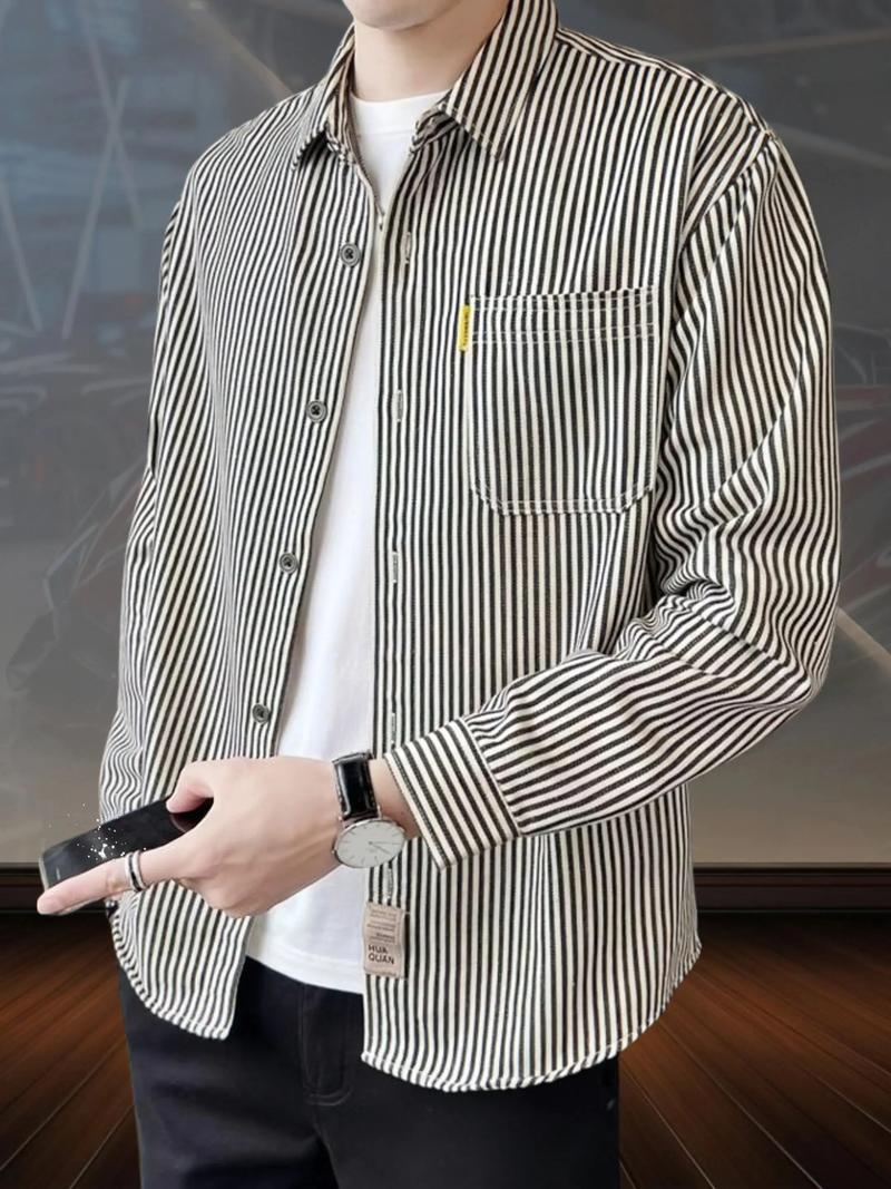男超长衬衣怎么搭配图片大全