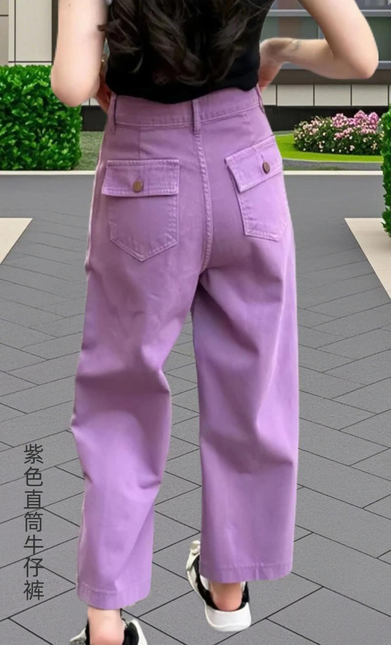 紫色裤子配什么衣服